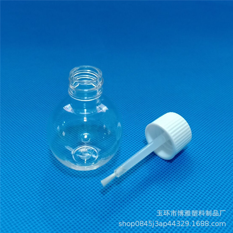 PET毛刷瓶 各种形号化妆品包装瓶指甲油瓶精油分装瓶小样瓶药膏瓶
