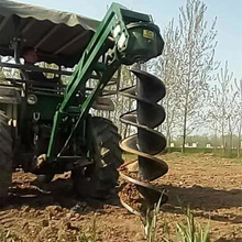 濰坊批發直徑樹木種植拖拉機挖坑機 地鑽撒糞機可定制
