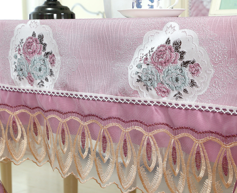 凤尾花开紫椅垫(5)