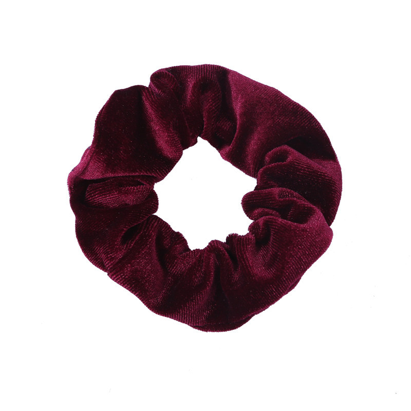 Korean Velvet Gold Velvet Large Intestine Hair Ring Head Flower Wholesale display picture 20