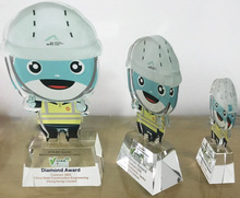 UV打印奖杯奖牌公司学校水晶奖杯纪念品授权牌比赛 水晶奖杯