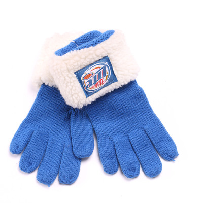 厂家直供时尚保暖羊羔毛罗口流行热销针织手套 女士手套|ru