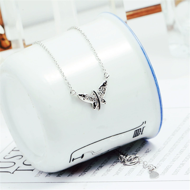 Necklace, pendant, chain, silver 990 sample, simple and elegant design