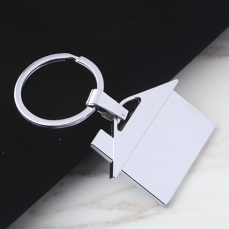 Real estate company advertising map House model personality house key chain lettering lolg company name customization