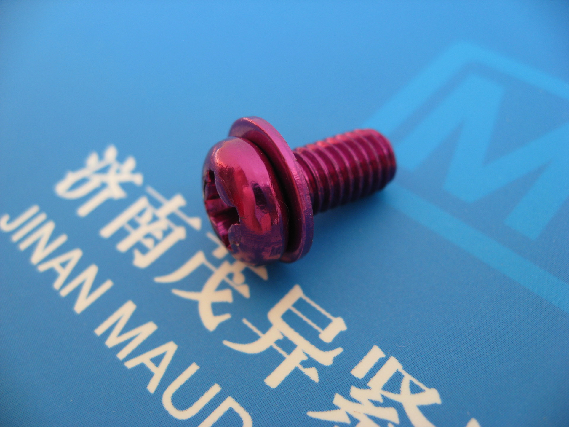 航空航天用铝合金十字槽盘头螺钉和平垫圈组合DIN6900-1-1990