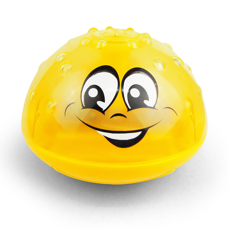 Tiktok mismo estilo infantil inducción eléctrica Bola de pulverización de agua música ligera bebé baño de agua juguetes de baño al por mayor