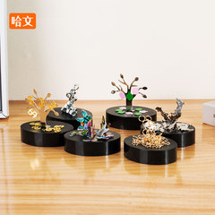 創意趣味DIY磁力雕塑減壓無聊兒童磁鐵益智玩具拼裝積木桌面擺件