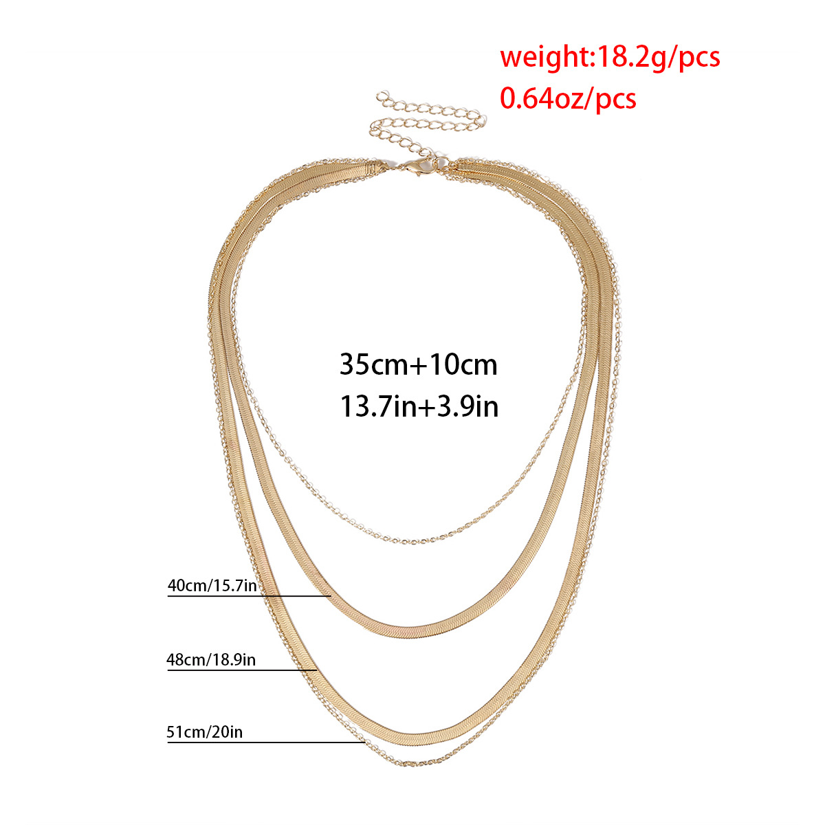 Fashion Thick Cross Chain Punk Geometric Snake Bone Chain Multilayer Necklace display picture 4