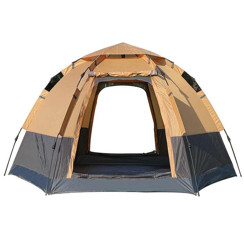 Travel automatic waterproof hexagonal tent for camping for traveling