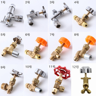 All copper oil valve Stove parts Stove valve Fire Needle valve Clay Pot Furnace BBQ Oven Valve