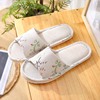 Summer non-slip slippers indoor for beloved suitable for men and women, cotton and linen