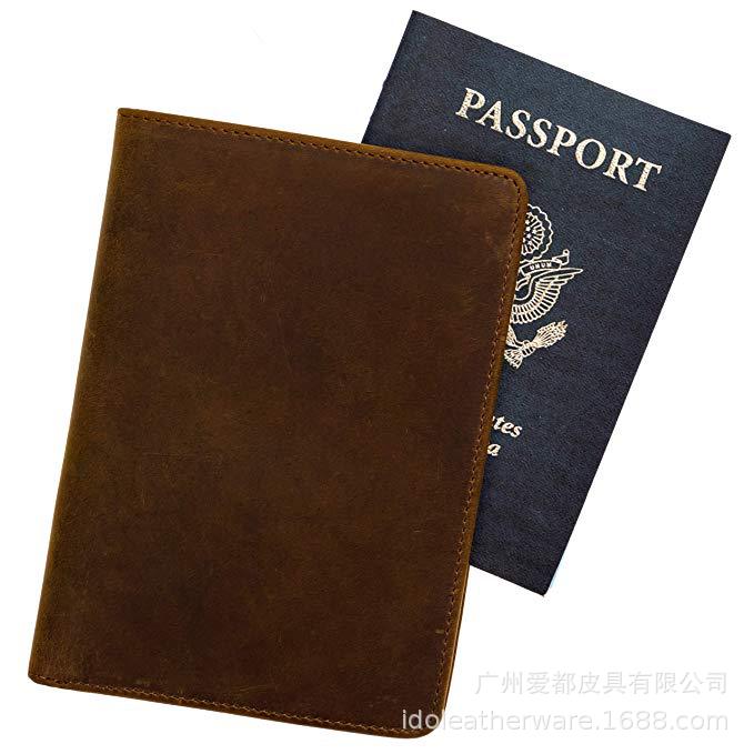 真皮护照包证件夹头层牛皮复古登机卡皮夹卡包护照本礼品定制批发