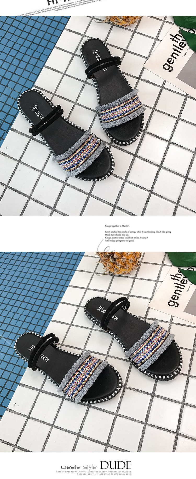 Chaussures été pour femme en Caoutchouc - Ref 3347447 Image 17
