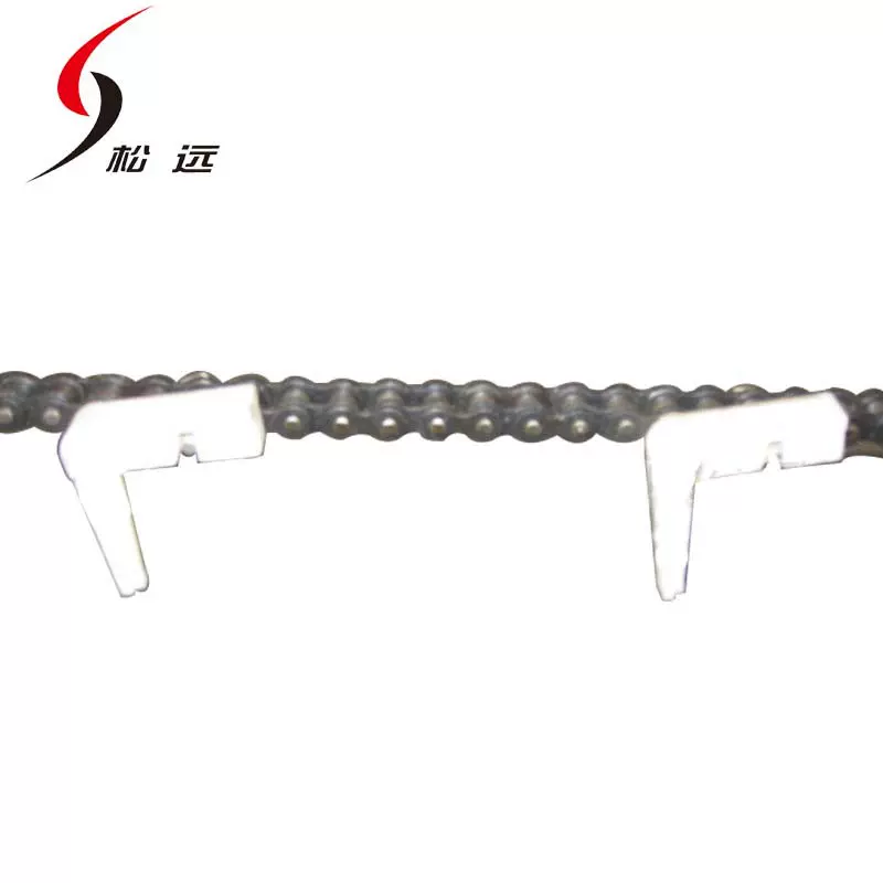 松川包装机塑料推料块输送链条 自动包装机用不锈钢链条 枕式包装