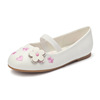 Summer children's footwear for leisure, soft sole, flowered