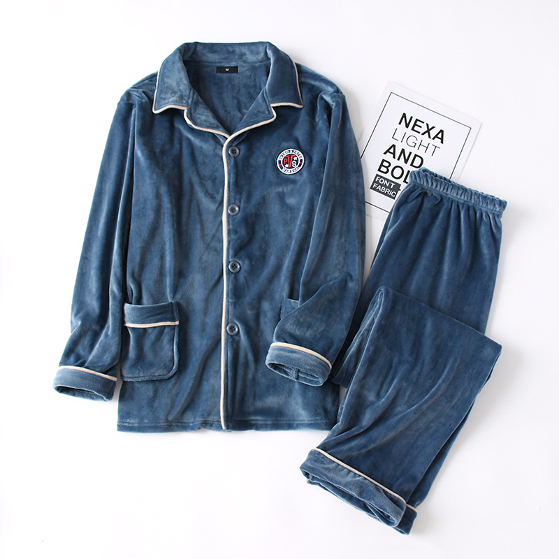 H男海島絨毯セット-グレーブルー