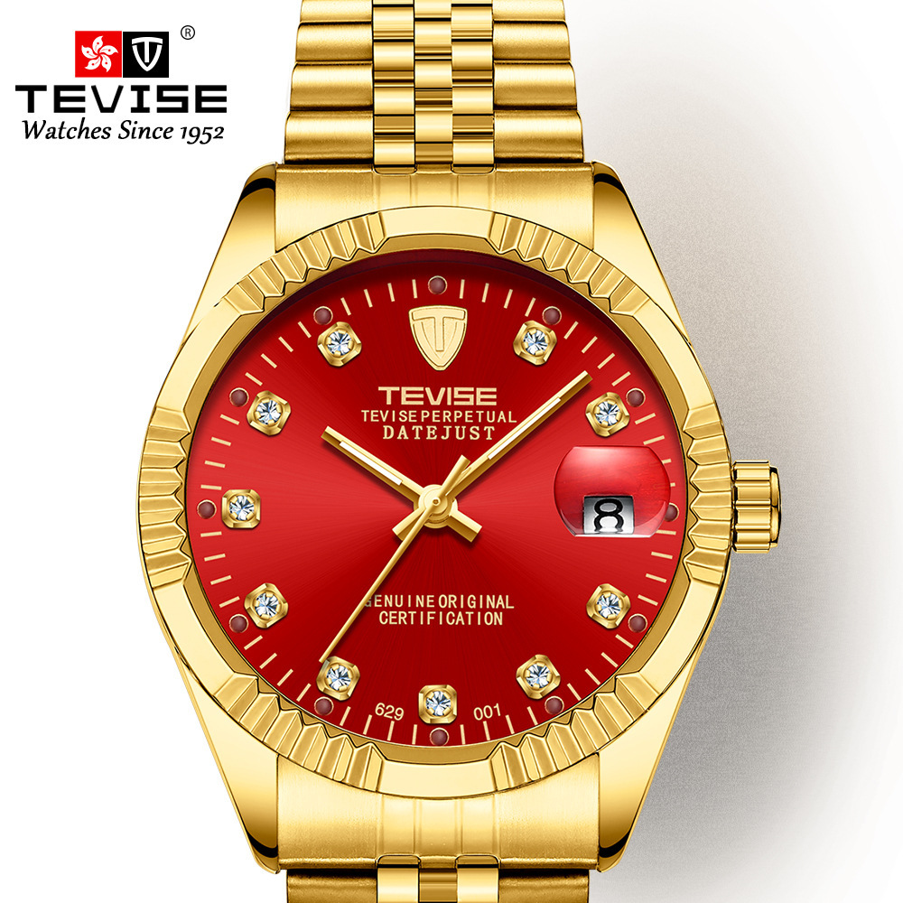 TEVISE nuevo reloj mecánico de los hombres ocasionales mecánicos reloj al por mayor reloj automático de los hombres T629