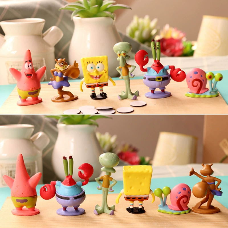 Sponge doll, minifigure, octopus, Birthday gift