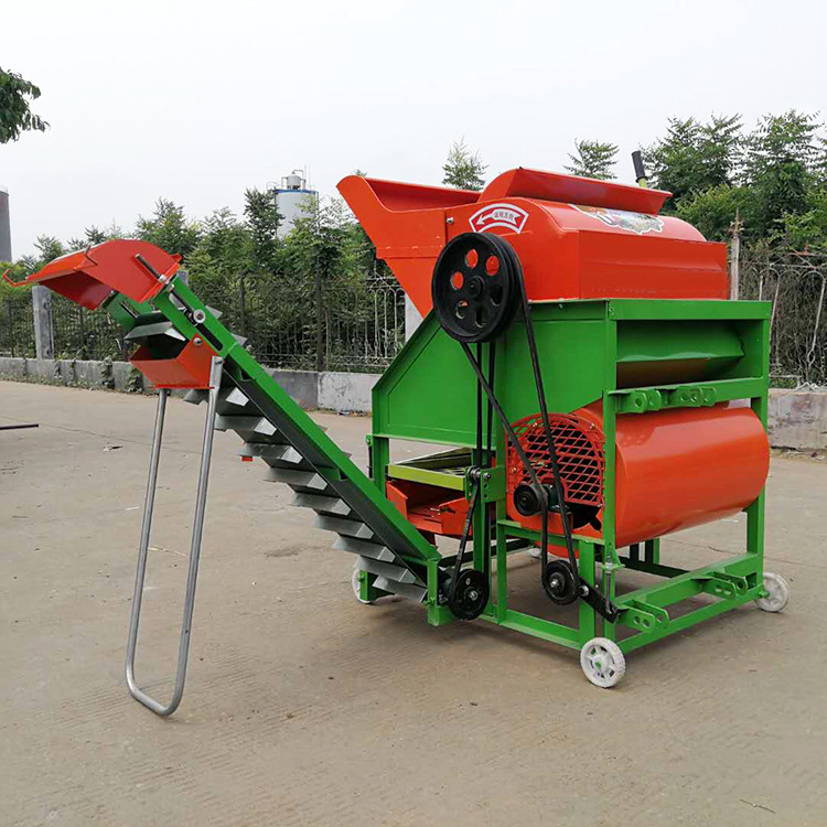 广东适用花生摘果机全喂入式秧果分离机花生脱秧机