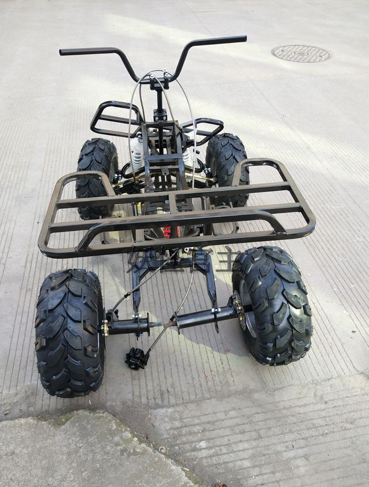 Modified four-wheeled vehicle accessories bull ATV electric frame thickened square tube frame rocker arm brake shock absorption