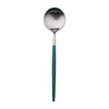 Green tableware stainless steel, chopsticks, increased thickness, peacock