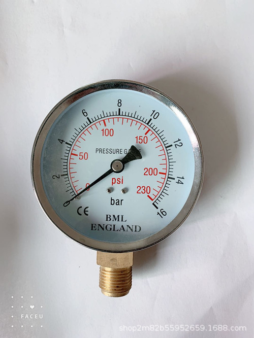 龙游亿佳专业销售各种规格0-60mpa 径轴向普通 全不锈钢压力表