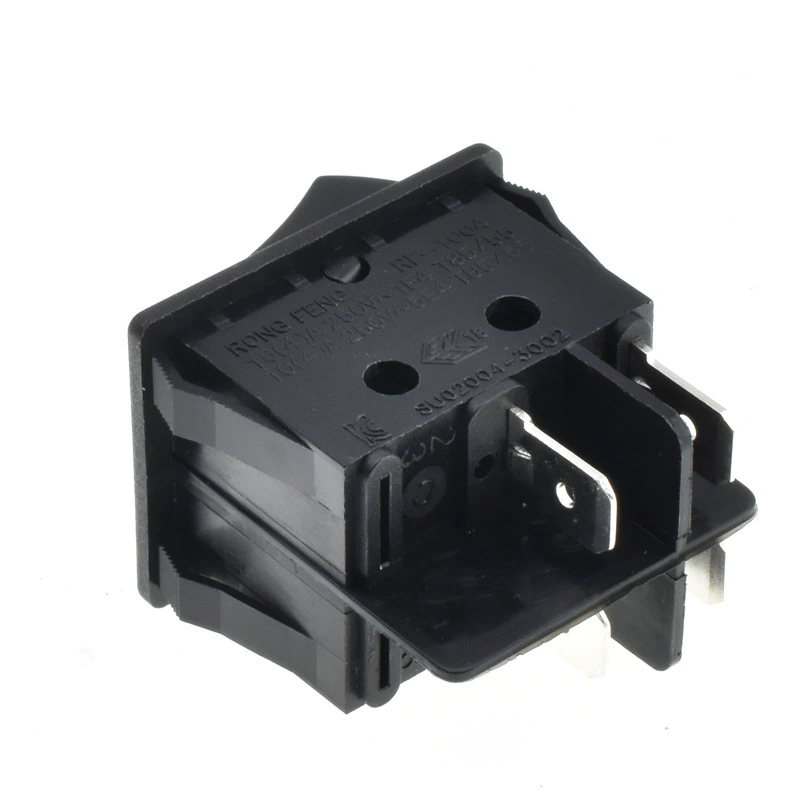 RONGFENG RF-1004-BK/BK Ронгфэн корабельного типа переключатель питания шифратора 4-пин и 2 передачи