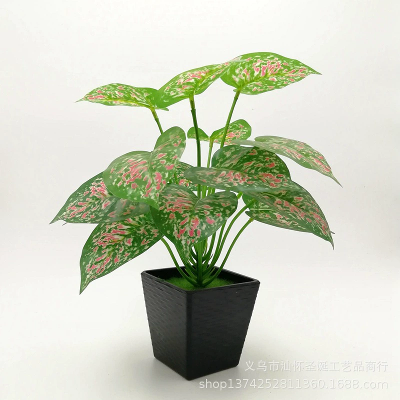 18#30 см 18-глав Green Plants Офис Дом Искусственные растение свадебные растения Растение стена Зеленый горшок