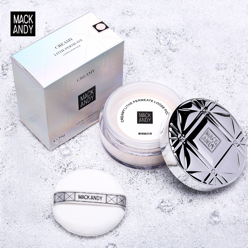 Maco Andy Oil Control Setting Powder Matte Brightening Skin Tone Concealer Contouring Water Invisible Pore Loose Powder