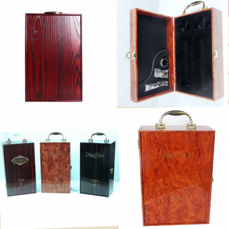 Manufactor Availability high-grade Aristocracy goods in stock Wine Box One piece Can wholesale Paint red wine Gift box