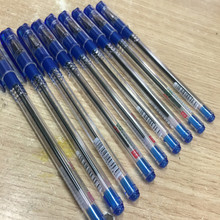 奥博638圆珠笔 香味原子笔0.38mm 学生中油笔 超细半针管 盒装