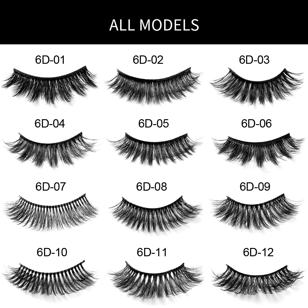 Fashion Solid Color Three-dimensional Handmade Natural Thick False Eyelashes display picture 1