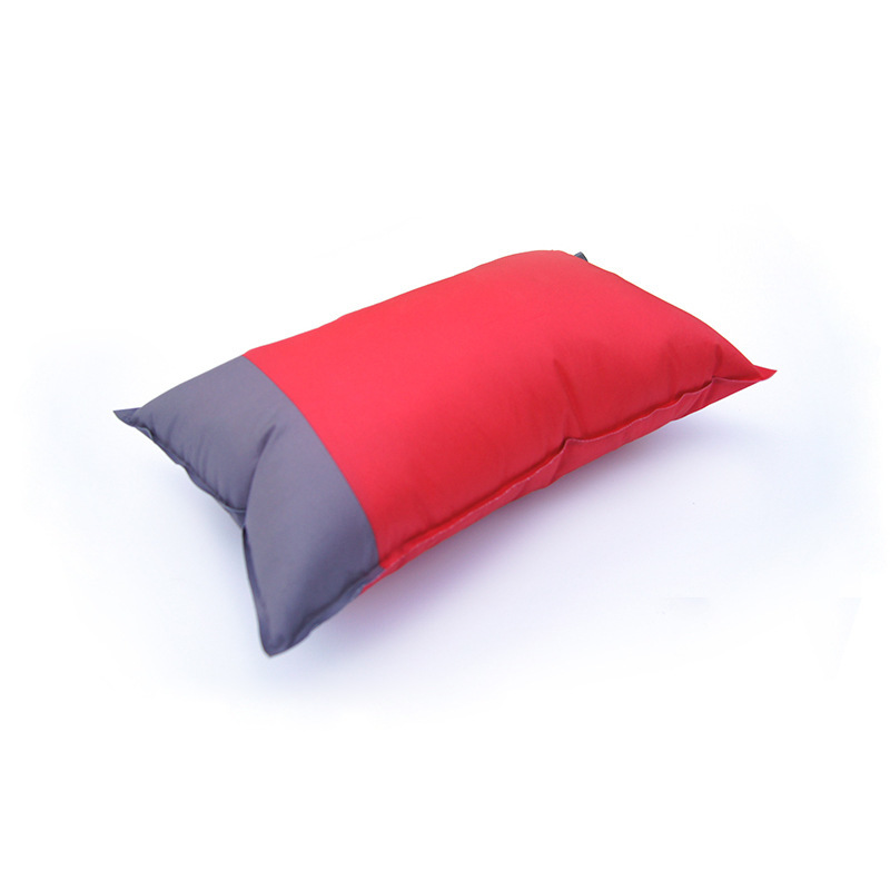 订做户外野营露宿旅行自动充气枕户外枕头午睡充气库存处理