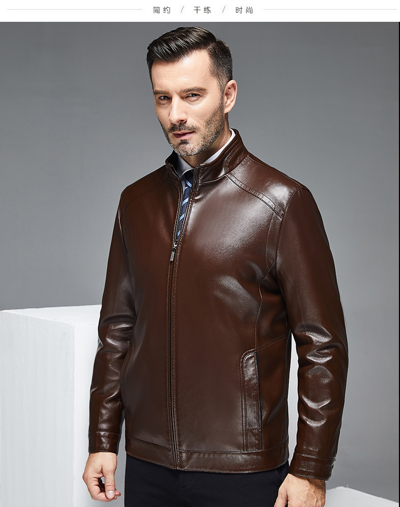 Veste en cuir homme - Ref 3443727 Image 17