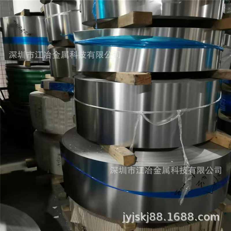 304不锈钢带 精密301特硬钢片 0.05 0.08 0.1mm 激光切割弹簧垫片