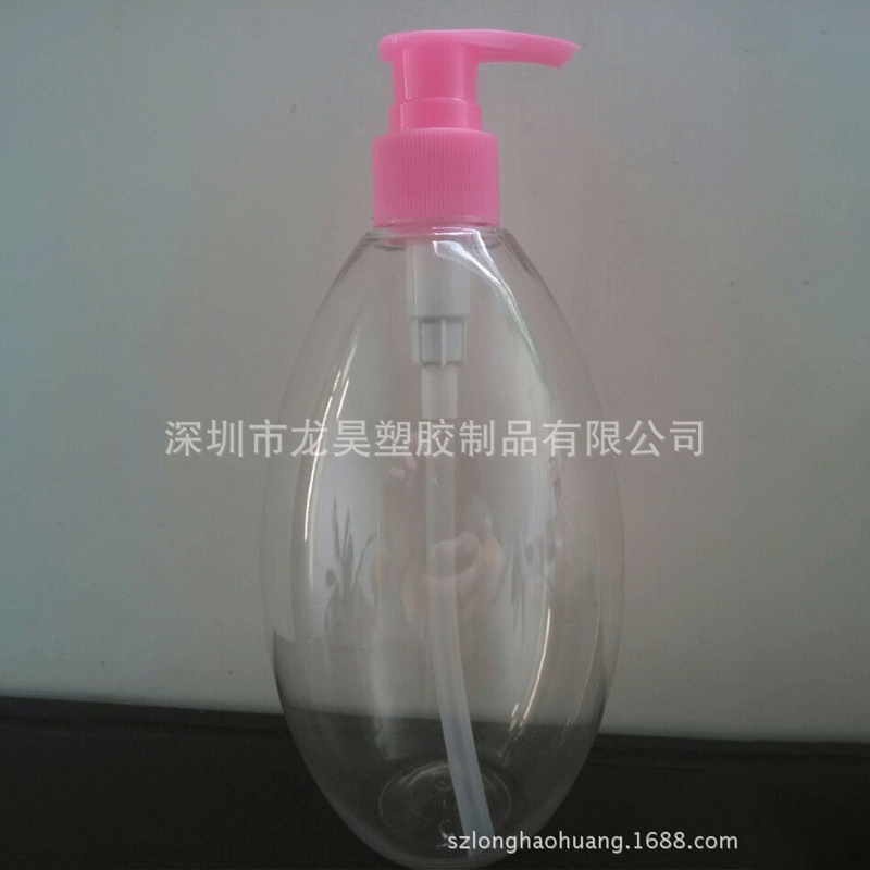 厂家供应500ml透明喷雾瓶批发 PET塑料瓶洗洁剂分装鸡蛋瓶定制