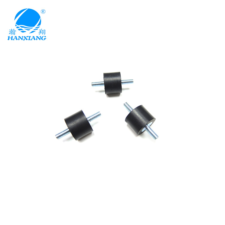 瀚翔 橡胶减震器 m4,m6圆柱型脚垫 缓冲胶外径30,35,40mm