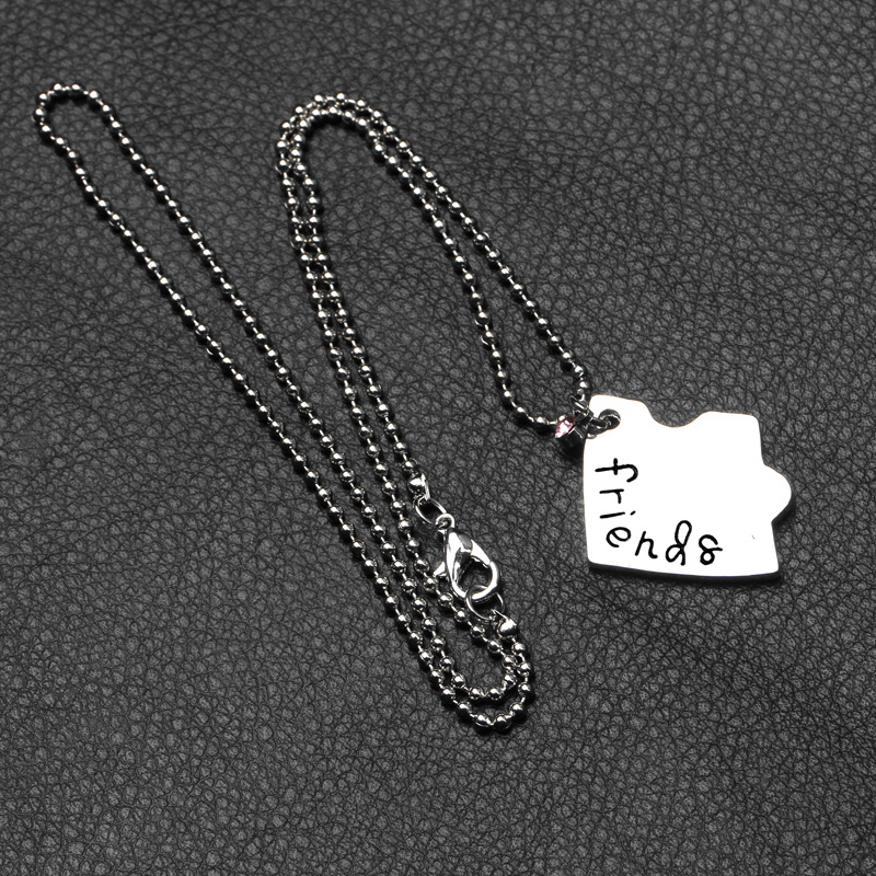 Three-piece Best Friends Forever necklace