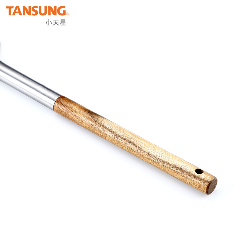 现货厨房用具六件套 不粘锅木柄尼龙厨具 耐高温烹饪勺铲厨具套装