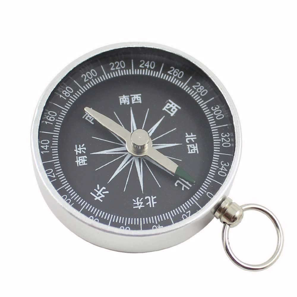 Завод прямой алюминиевого сплава Мини-Компас 44 мм Портативный Компас брелок продвижение G44 китайский