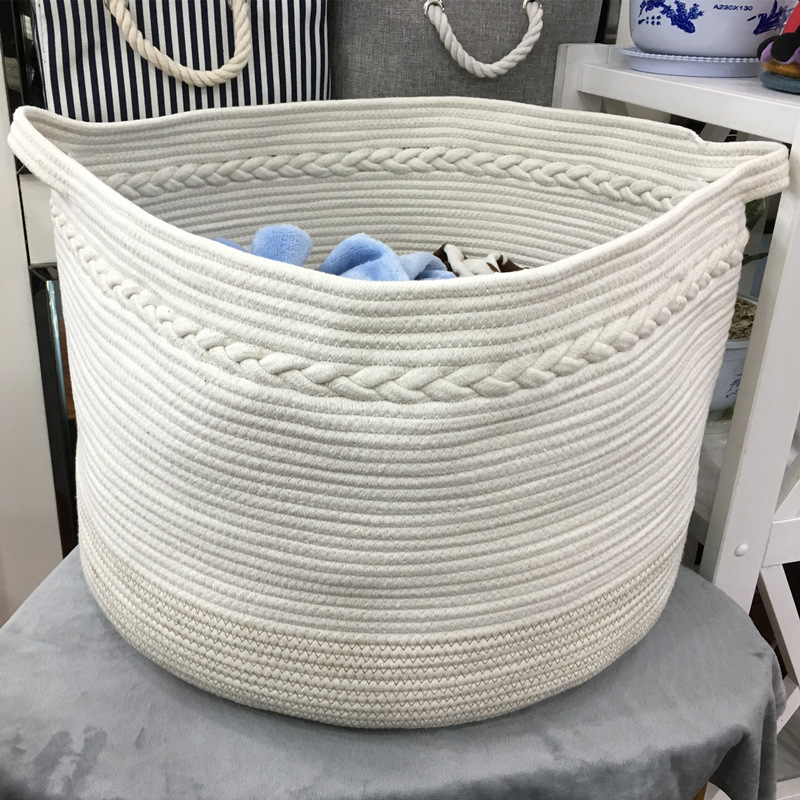 小辫棉绳筐1