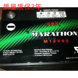 sprinterM12V90(12V90ah）美国GNB蓄电池M12V90质保3年