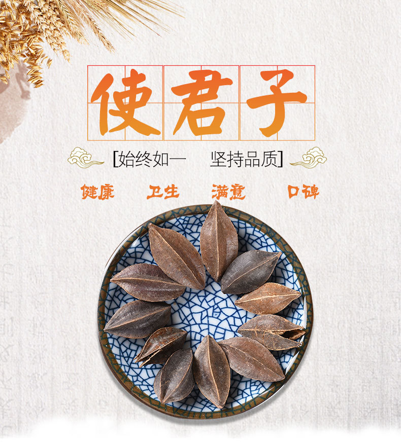 Shi Jun Zi (Quisqualis indica) — Dried Food Herb Fruit for Traditional Wellness key features