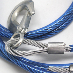 Car Towing Cable Wire 4 meters Trailer Towing Rope Vehicle Wire Towing Rope Car Emergency Towing Rope