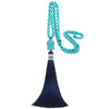 Ethnic turquoise necklace handmade with tassels, pendant, jewelry, accessory, ebay, European style, ethnic style