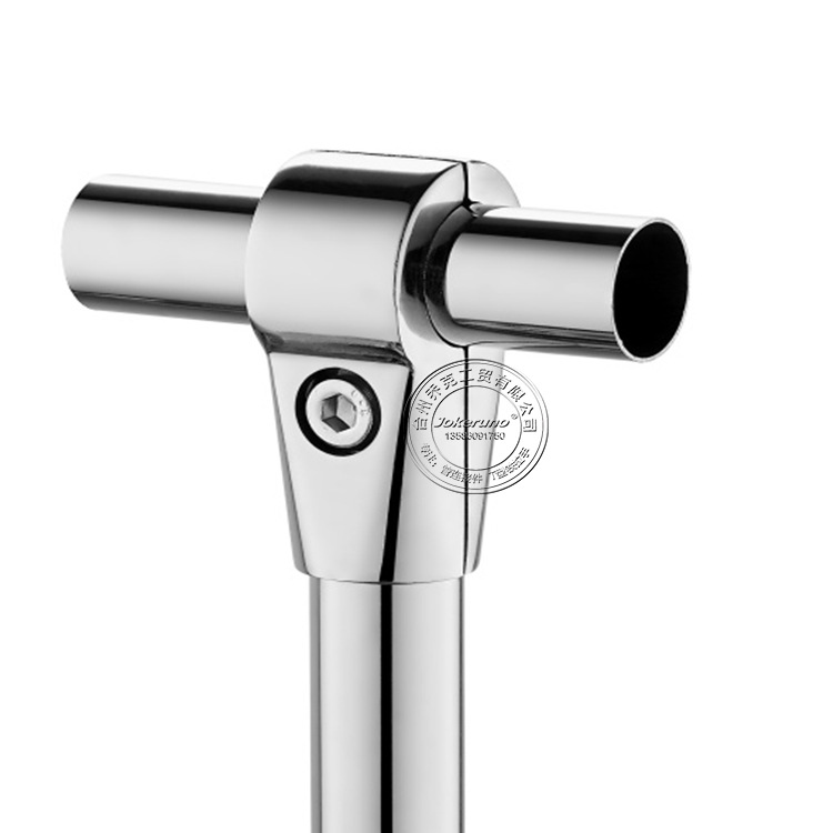 厂家供应管连接件圆管接头货架展架晾衣架配件铝合金管配件32mm