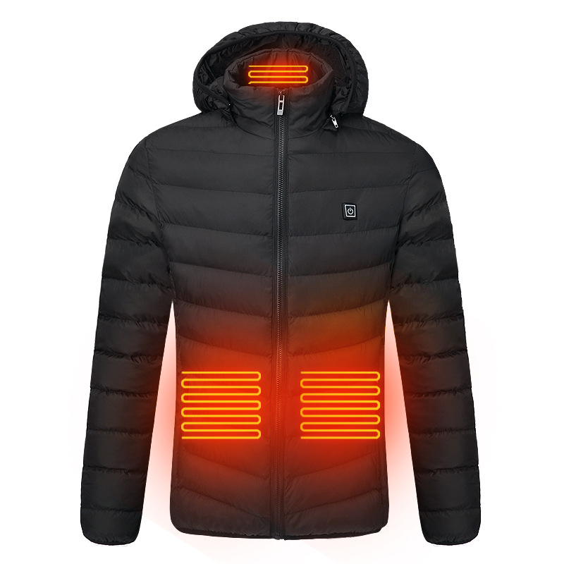 跨境电商新款发热服 电热服保暖工作服电热发热夹克 骑行发热服