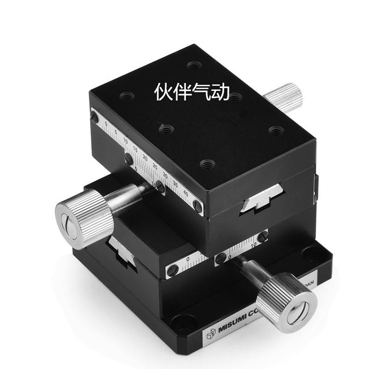 XYZ轴LWD4060燕尾槽导向型手动位移平台 齿轮驱动旋钮调整滑台