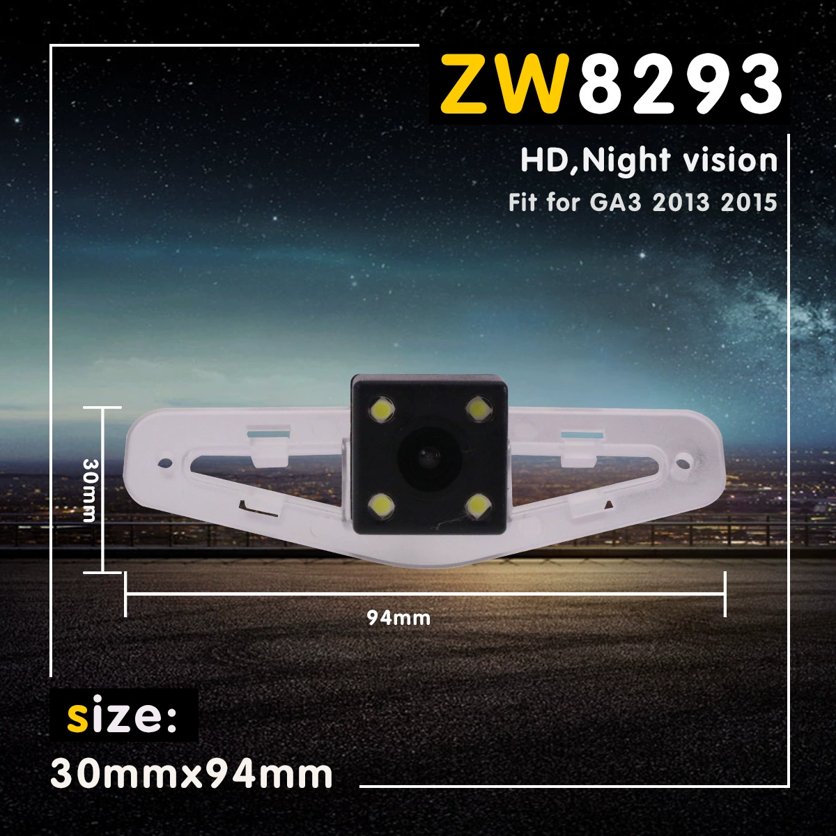 Применимо к 13/15 GA3 реверсивной HD-камере заднего вида