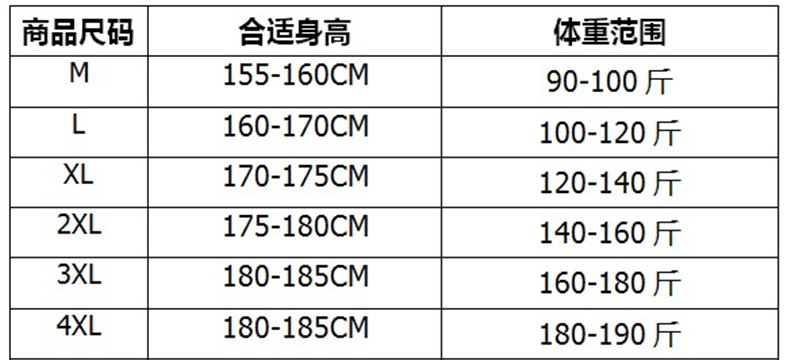 大码尺寸表_副本